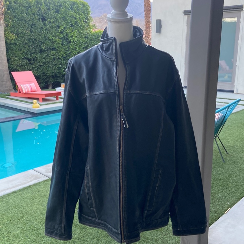 Tommy Bahama Leather Coat